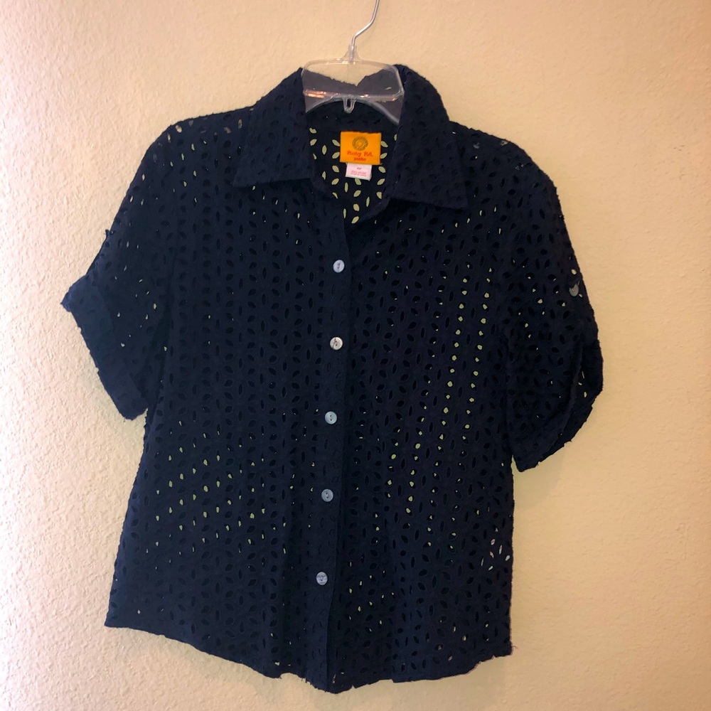 Navy blue shirt